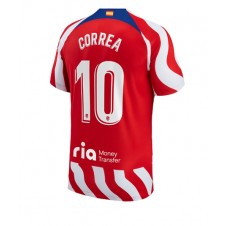 Atletico Madrid Angel Correa #10 Hjemmedrakt 2022-23 Kortermet